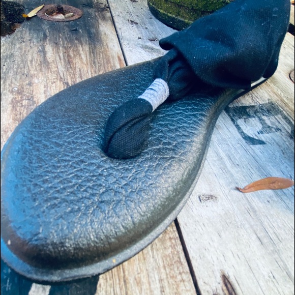 SANUK Yoga Mat Sling Sandals, Black, Size 7 - Picture 7 of 11